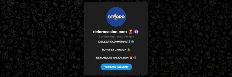 Deloro Casino Telegram